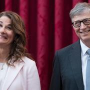 Melinda och Bill Gates i Paris 2017.