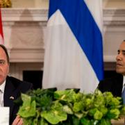 President Obama och Stefan Löfven.