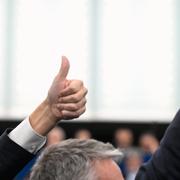 En omröstning i EU-parlamentet.