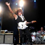 Jeff Beck under konsert i Norge.