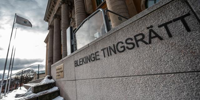 Blekinge tingsrätt.  Johan Nilsson/TT