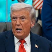 Donald Trump på onsdagsnatten. 