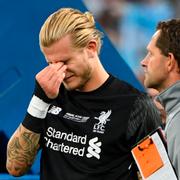 Loris Karius efter förlusten mot Real Madrid. 