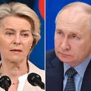 Joe Biden/Ursula von der Leyen/Vladimir Putin.