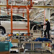 Det var framför allt bilindustrin som visade vägen i november.