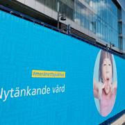 Bygget av Nya Karolinska. Arkivbild. 