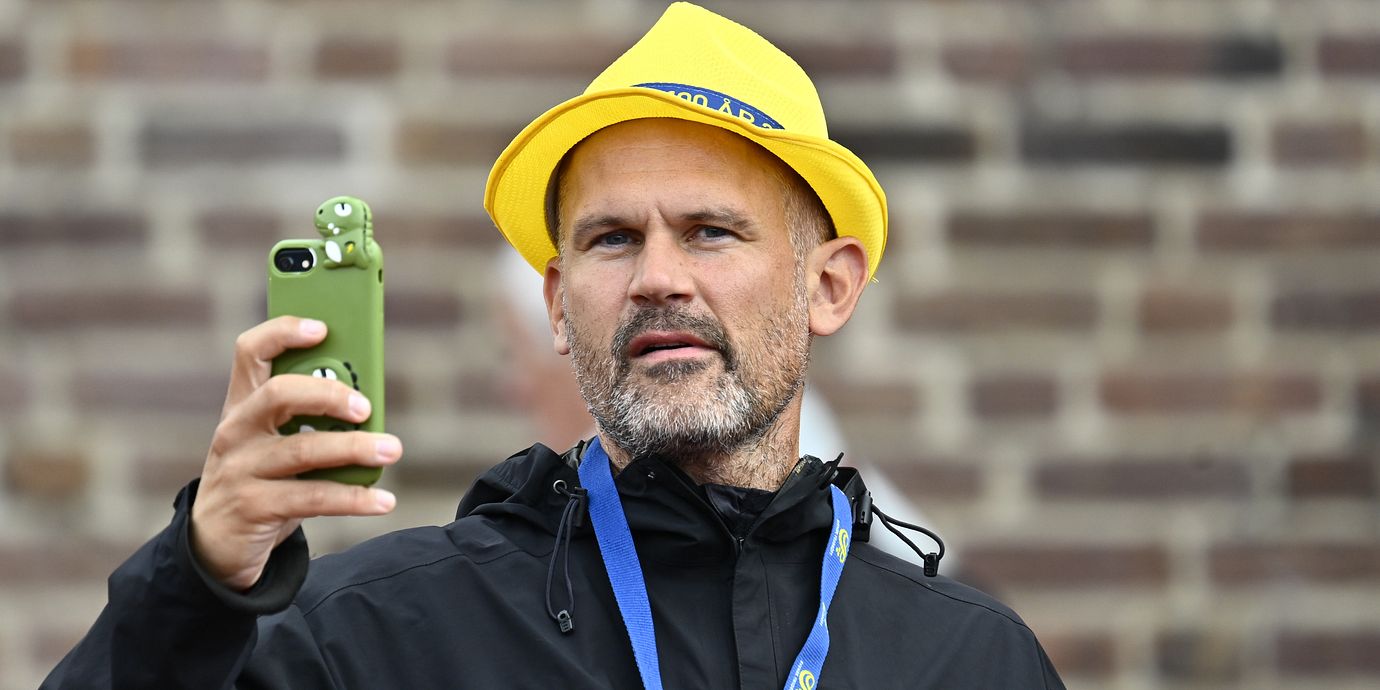 Stefan Holm under Finnkampen på Stockholms Stadion. Arkivbild från 2025.