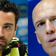 Spaniens stjärna Xavi och Nederländernas stjärna Arjen Robben