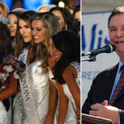 Sam Haskell är vd för skönhetstävlingen Miss America. 