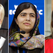 Arkivbilder: Margot Wallström, Malala Yousafzai och Melinda Gates.