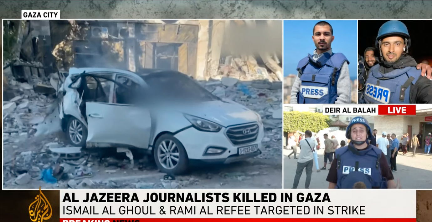 Deux journalistes d’Al Jazeera tués à Gaza