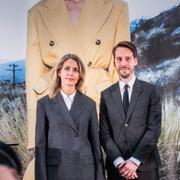 Daniel Ervér samt avgående vd Helena Helmersson. 