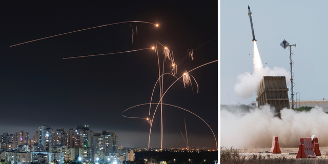 Israeliska luftvärnssystemet ”Iron Dome”.  TT