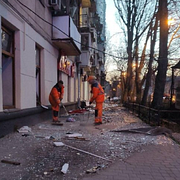 En bild som Serhij Lysak, militärchef i Odesa, publicerat på sociala medier.