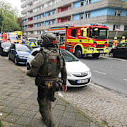 Polisinsatsen i Ratingen. David Young / AP