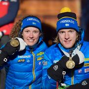 Hanna Öberg och Sebastian Samuelsson har båda tagits ut till lördagens stafetter