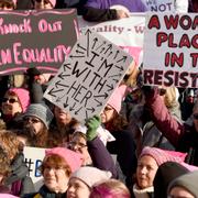 Demonstration för kvinnors rättigheter i USA.