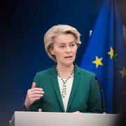 EU-kommissionens ordförande Ursula von der Leyen. 
