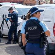 Australisk polis. Arkivbild.