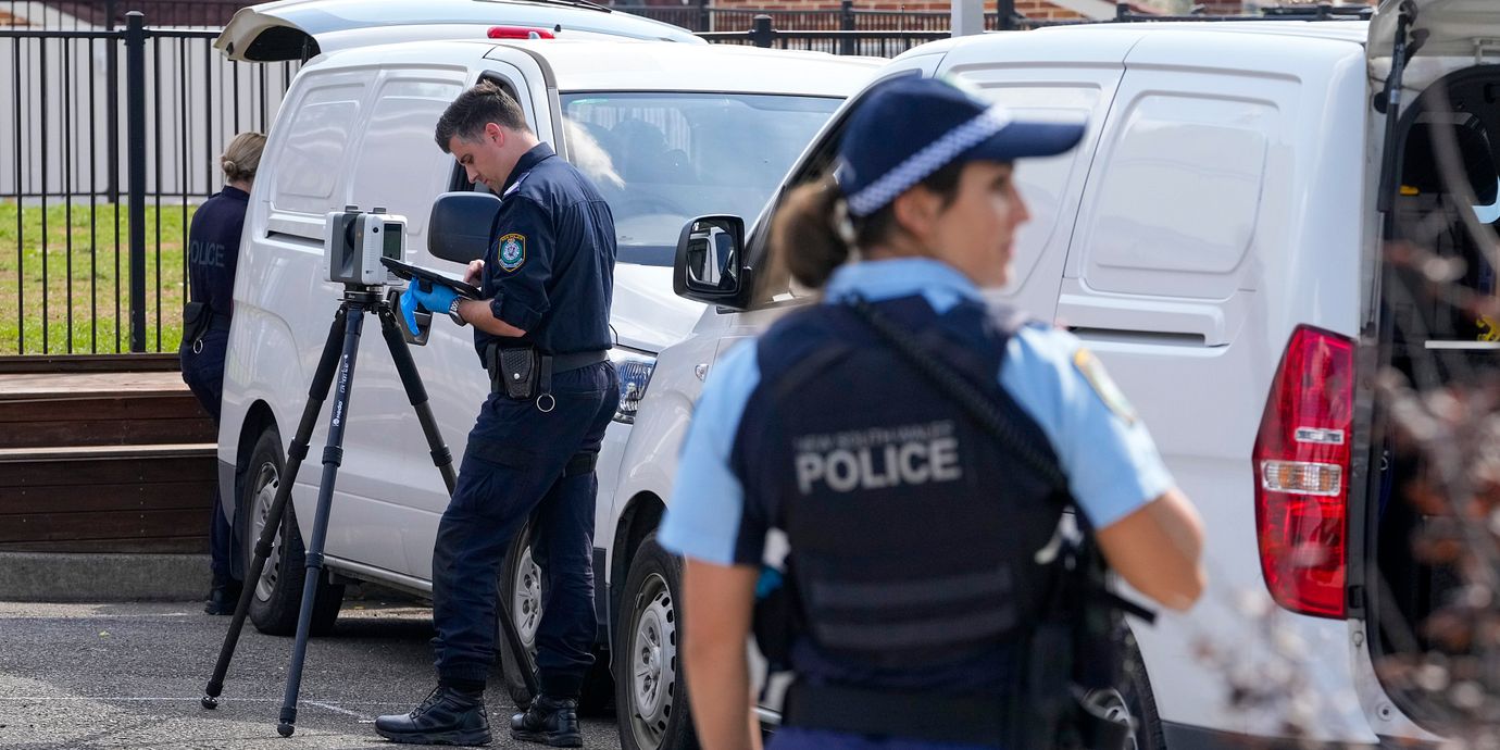 Australisk polis. Arkivbild.