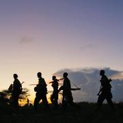 Somaliska soldater under en insats mot al-Shabaab. Illustrationsbild.