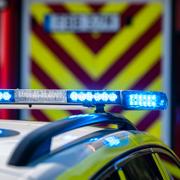 Polis och räddningstjänst var på plats. 