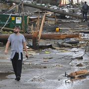 Tornadon orsakade stora skador i centrala Nashville.