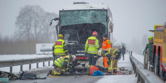 Ett 30-tal Barn Till Sjukhus Efter Svår Busskrock