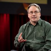 Linus Torvalds speaks at TED2016 - Dream, February 15-19, 2016, Vancouver Convention Center, Vancouver, Canada. 