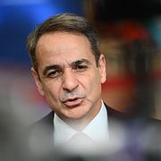 Greklands premiärminister Kyriakos Mitsotakis.