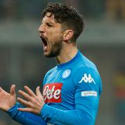 Napolis Dries Mertens skriker.