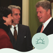 Ghislane Maxwell, Jeffrey Epstein och Bill Clinton i Vita huset 1993.