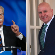 John Bolton till vänster ersätter HR McMaster