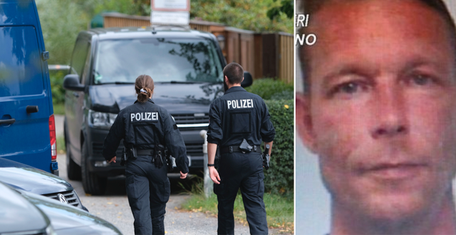 Polis vid en insats i McCann-utredningen/Christian Brückner TT/Tysk polis