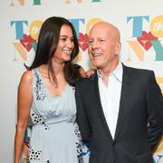 Bruce Willis med frun Emma Heming, 2016. 