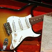 Jimi Hendrix gamla Fender-gitarr.