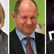 Helena Wockelberg, Dan Eliasson och Jimmie Åkesson.