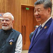 Rysslands Vladimir Putin, Indiens Narendra Modi och Kinas Xi Jinping är alla på plats på toppmötet.