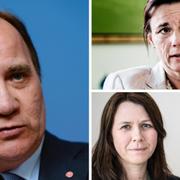 Stefan Löfven, Isabella Lövin, Åsa Romson och Gustav Fridolin.