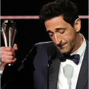 Karla Sofía Gascón/Adrien Brody från ”Brutalisten” och Ali Abbasi