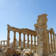 Palmyra i Syrien.