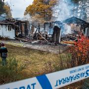 Ett asylboende brann i Sigtuna. 