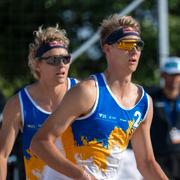 David Åhman och Jonatan Hellvig tidigare i sommar. 