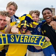 Svenska supportrar.