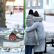 Bild från minnesplatsen i Rönninge, 28 december. 