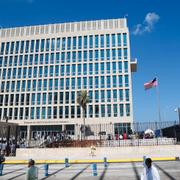 USA:s ambassad i Havanna på Kuba. 
