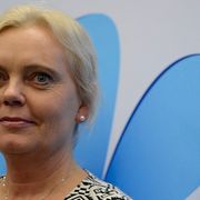 Sverigedemokraternas kandidat i valet till Europaparlamentet 2014, Kristina Winberg.