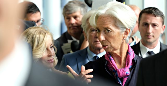 ECB-chefen Christine Lagarde.  Shutterstock