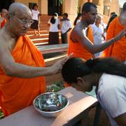 Buddistiskt nyårsfirande i Colombo, Sri Lanka