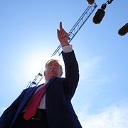  Donald Trump utanför vita huset, 19 maj.